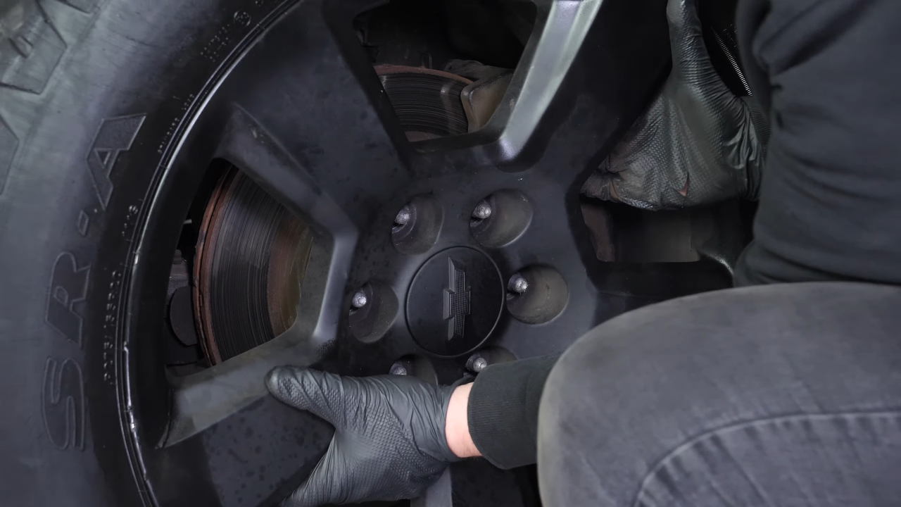 Put the vehicle back on the ground