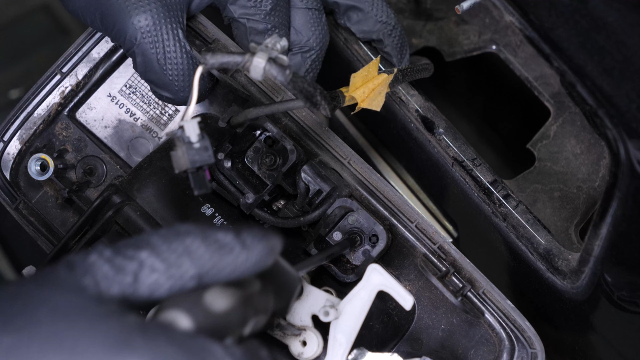 Remove the back-up camera