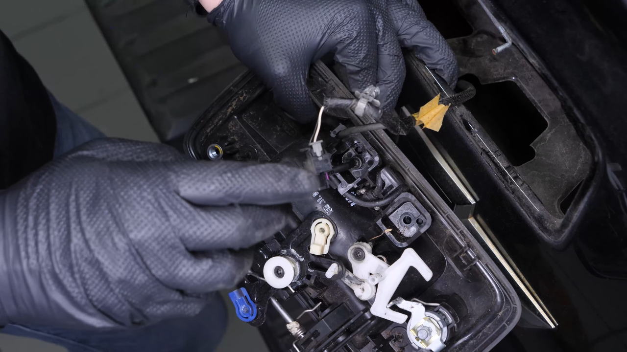 Remove the back-up camera