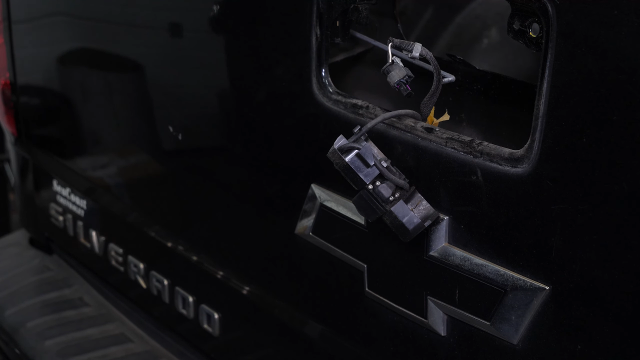 Remove the back-up camera