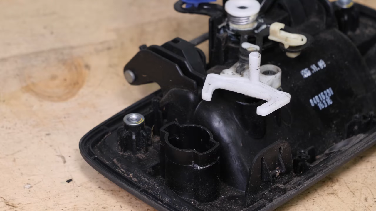 Install the lock on the new handle