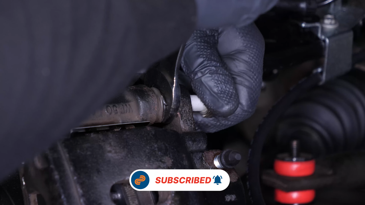 Remove the brake caliper