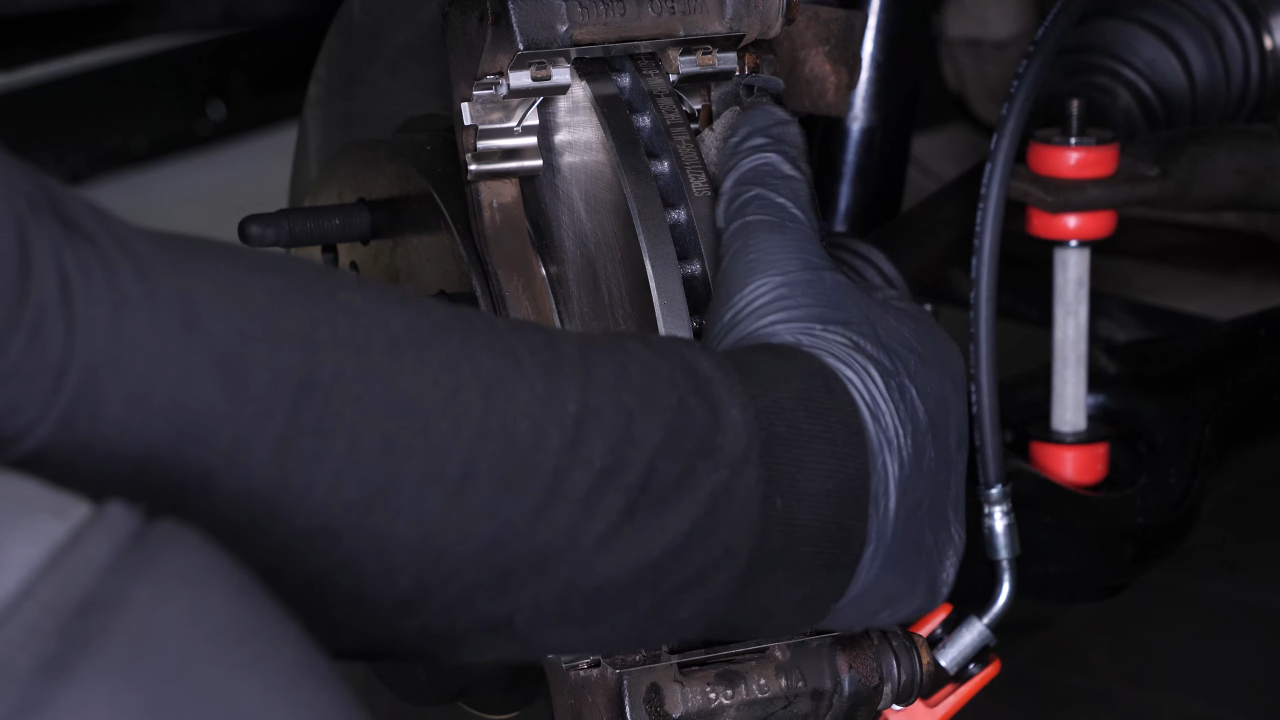 Remove the brake pads