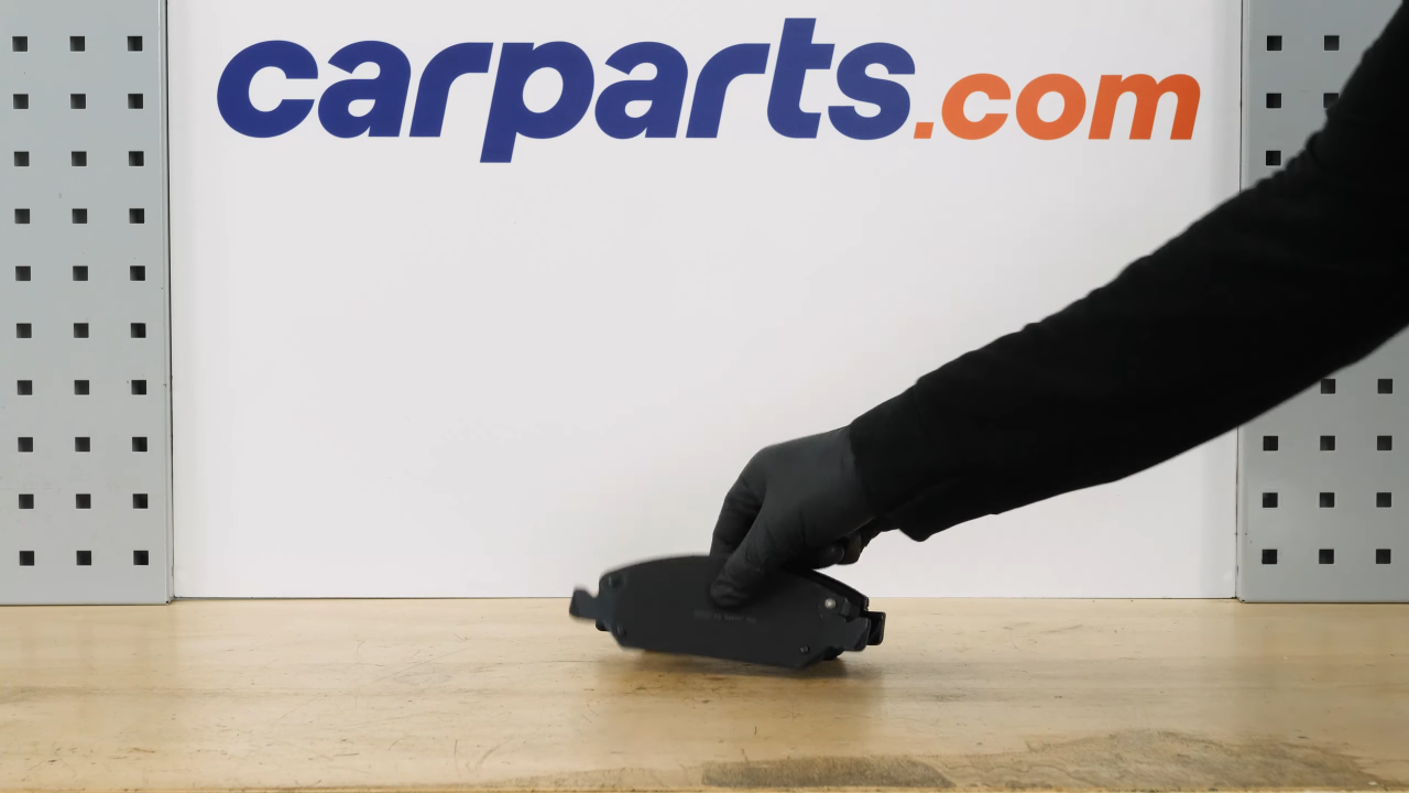 Place the brake pads