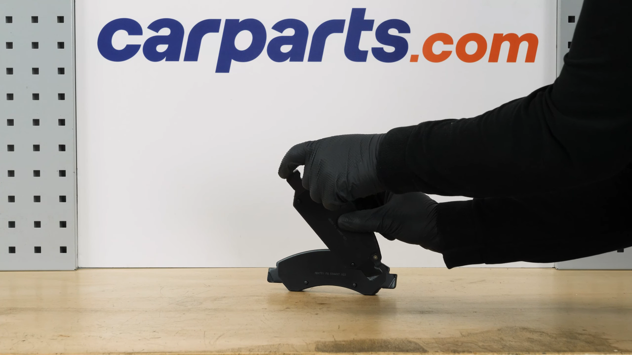 Place the brake pads