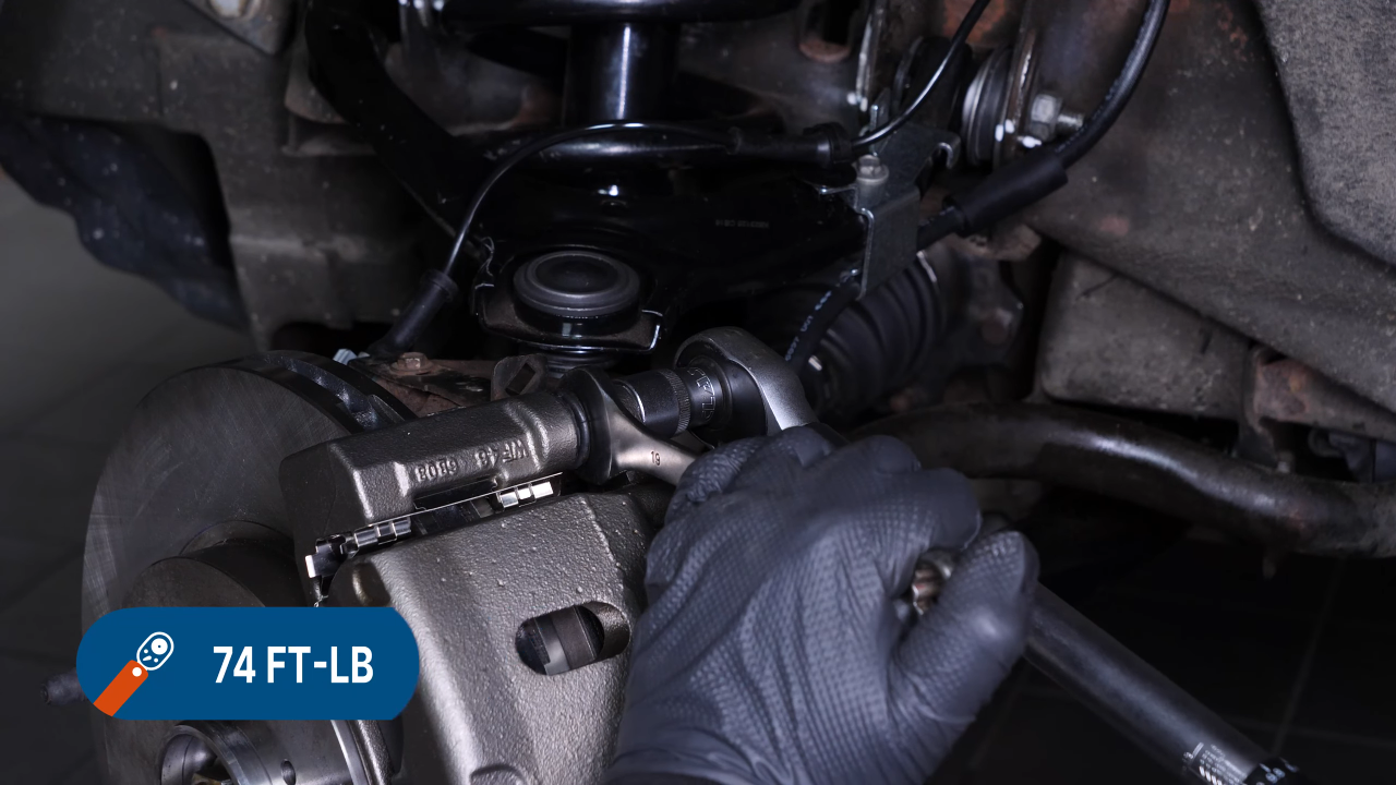 Replace the brake caliper