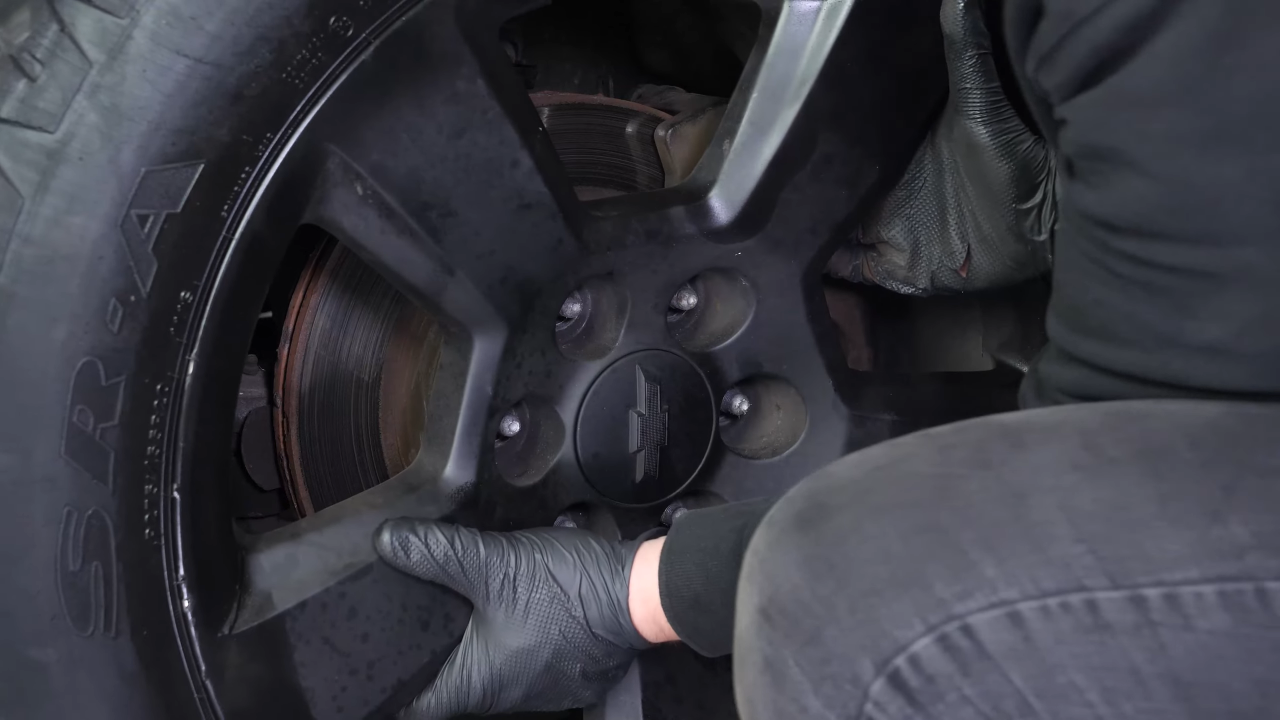 Put the vehicle back on the ground
