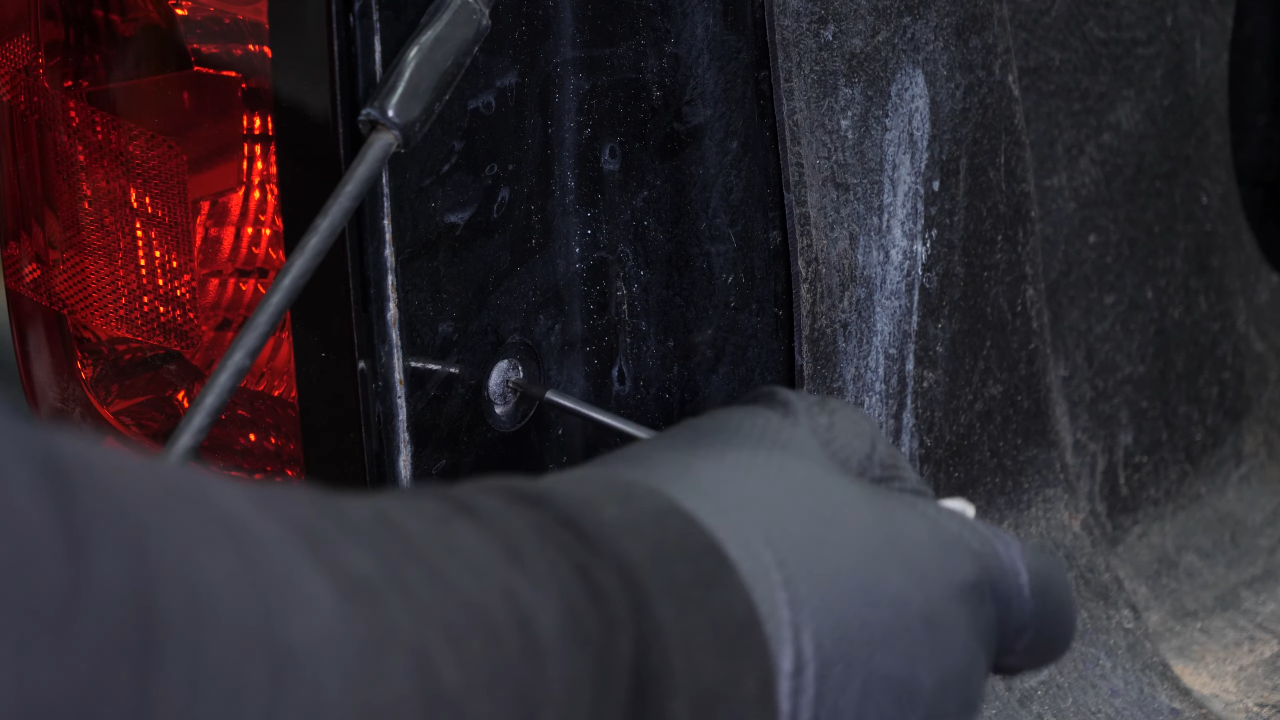 Remove the tail light housing