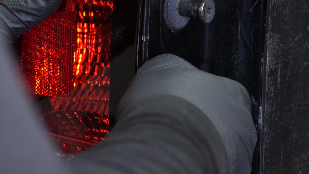 Remove the tail light housing