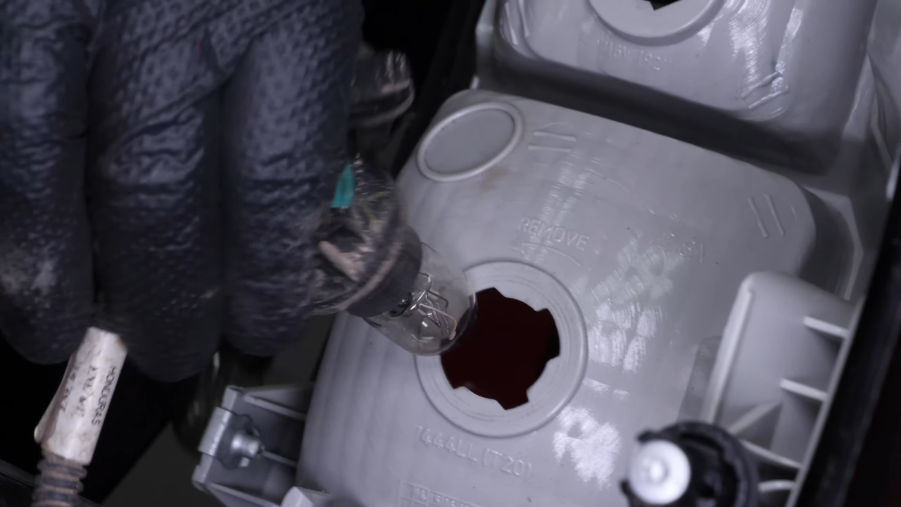 Disconnect the tail light