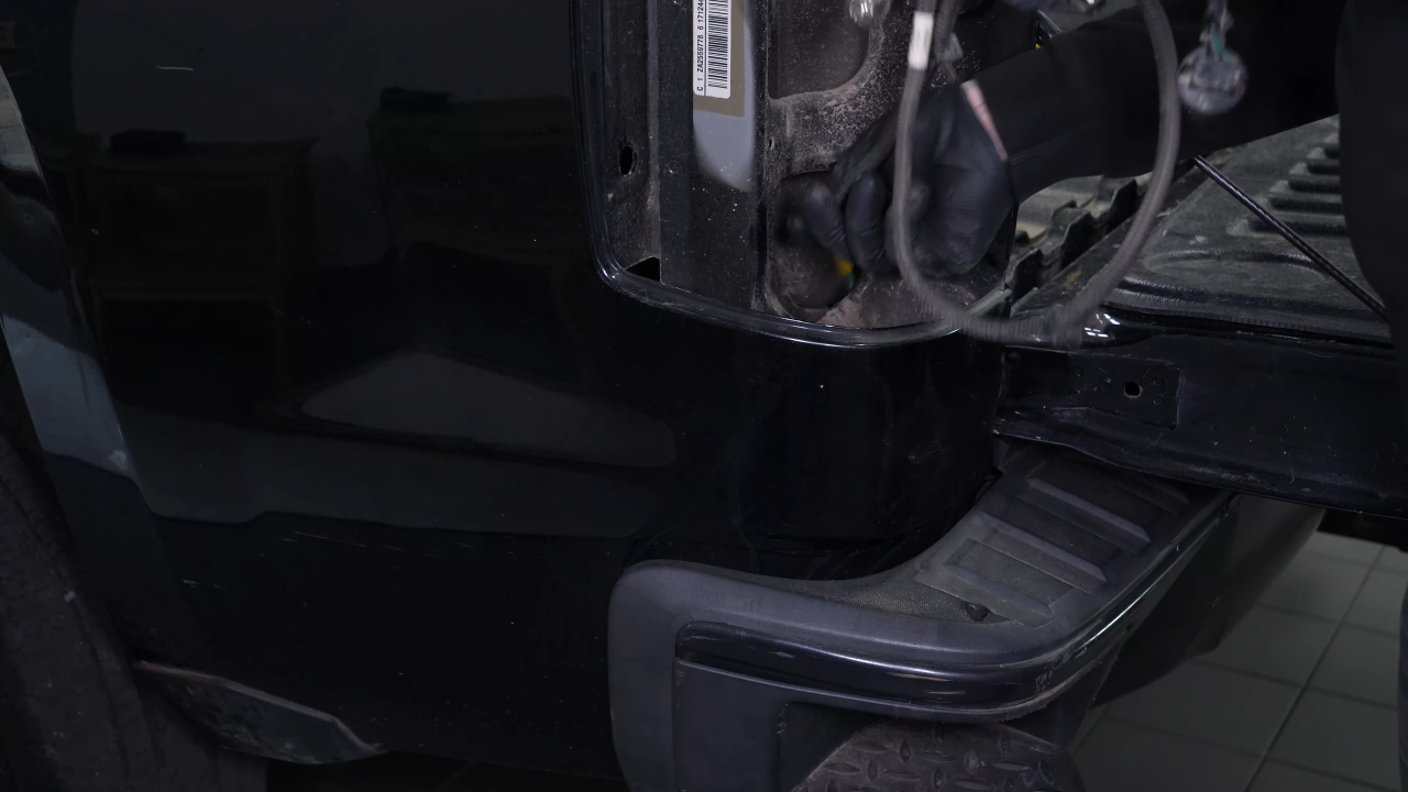 Disconnect the tail light
