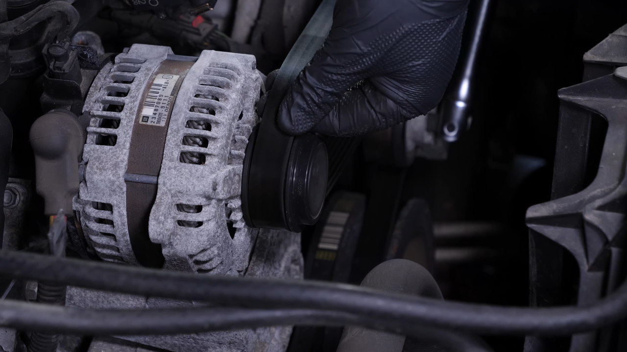 Remove the serpentine belt