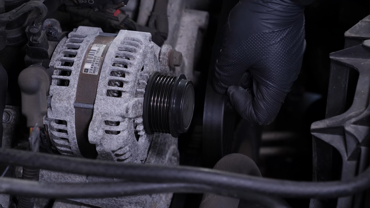 Remove the serpentine belt