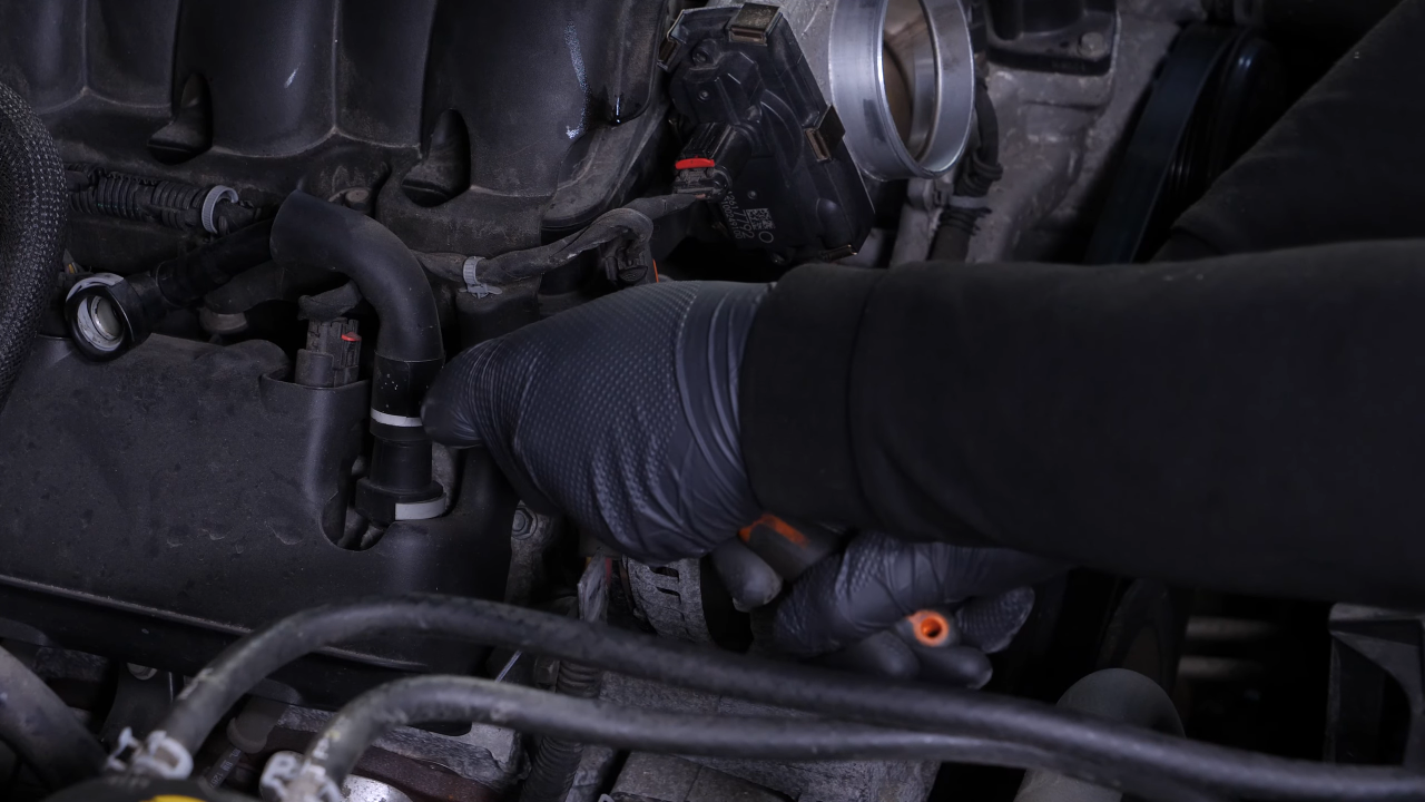Disconnect the alternator