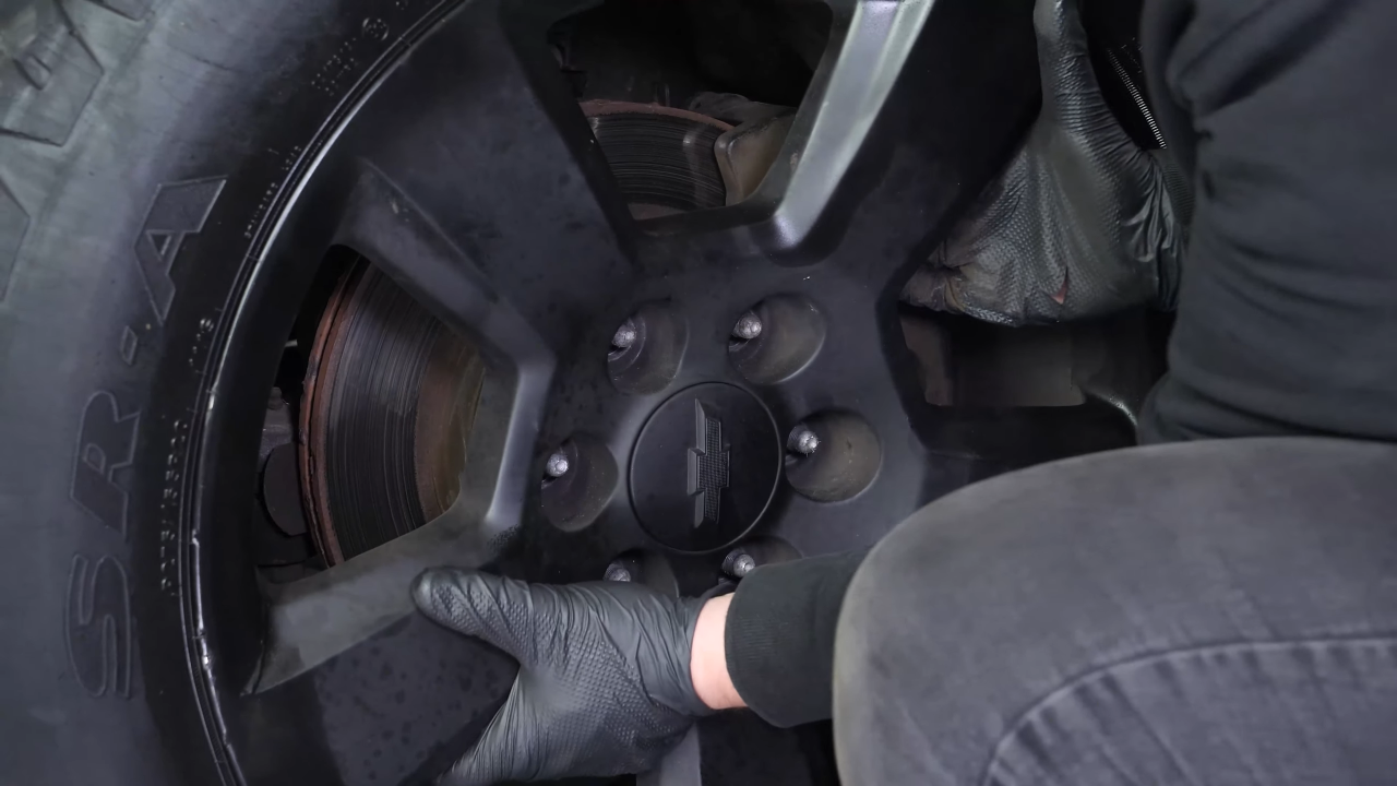 Put the vehicle back on the ground