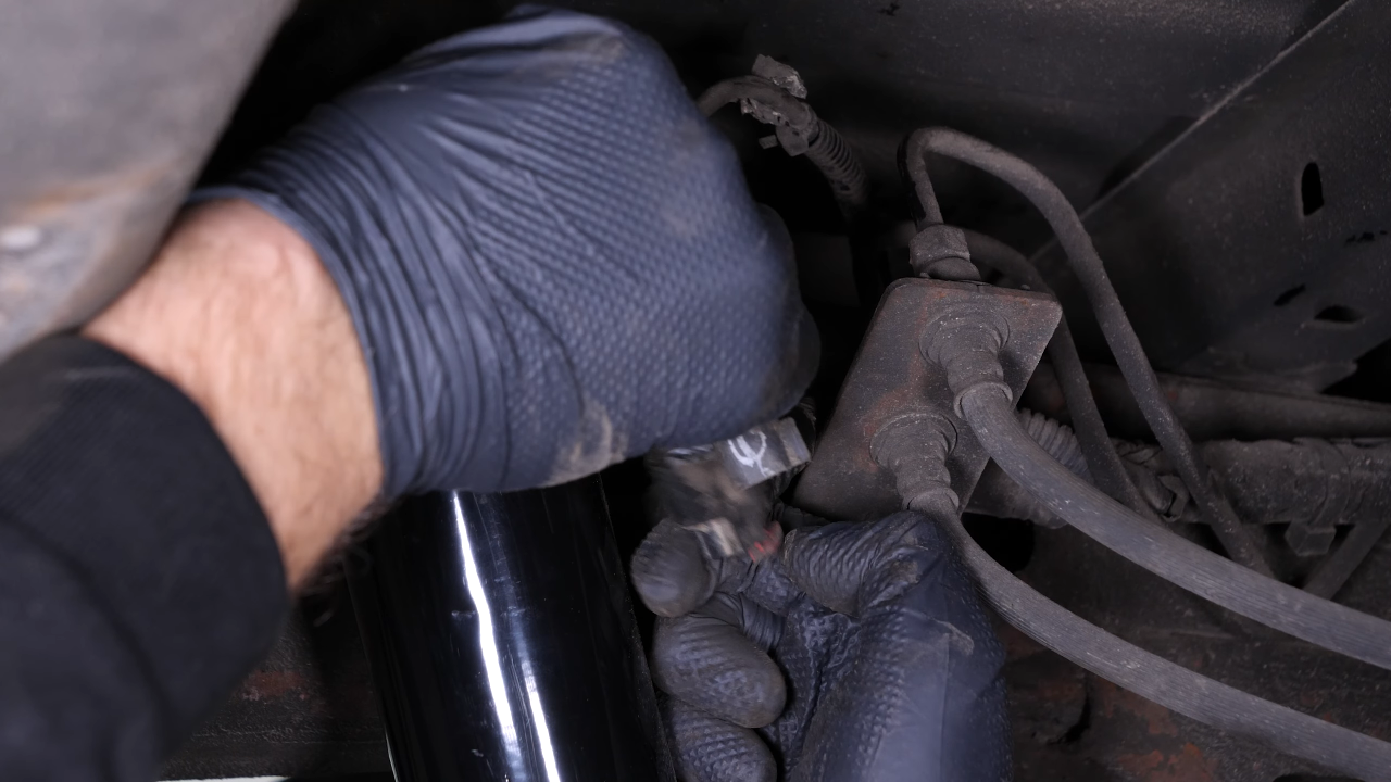 Remove the cable from its housings