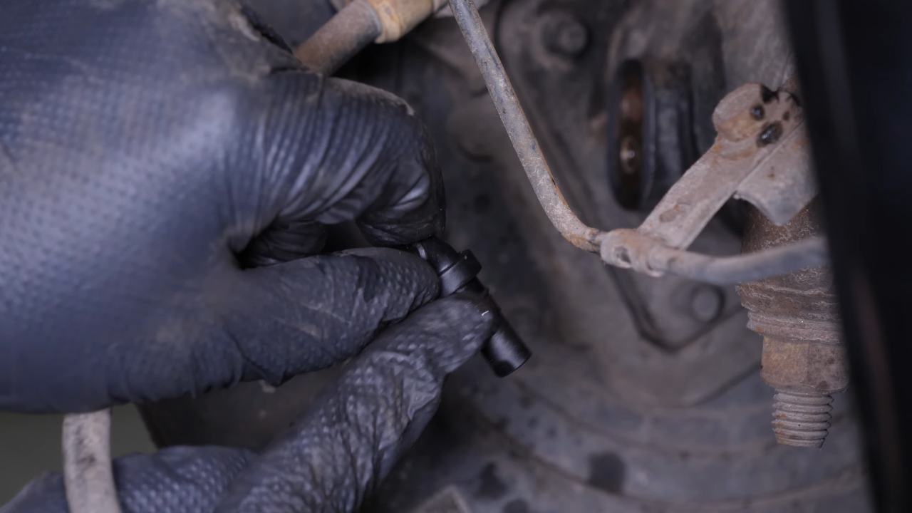 Install the ABS sensor