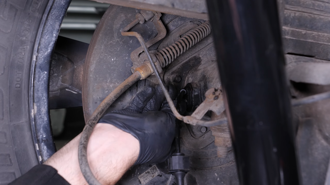 Install the ABS sensor