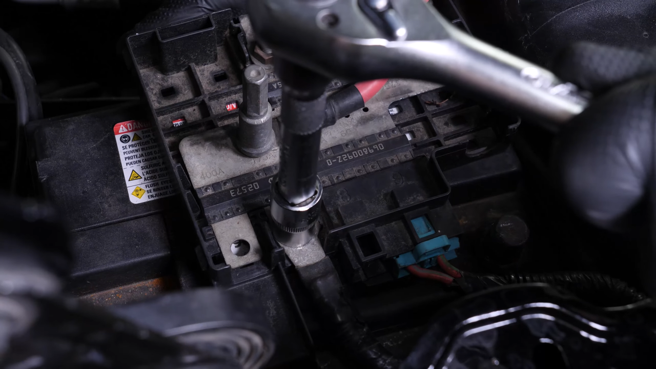 Disconnect the battery
