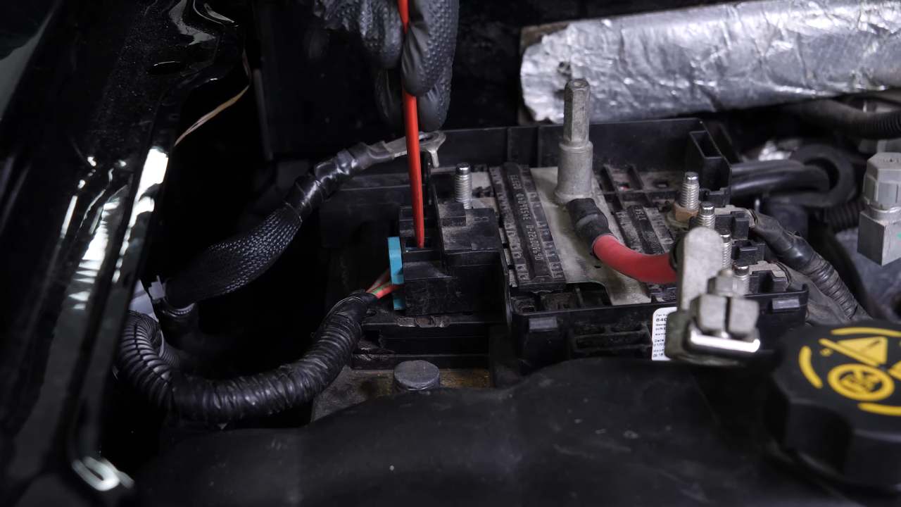 Disconnect the battery