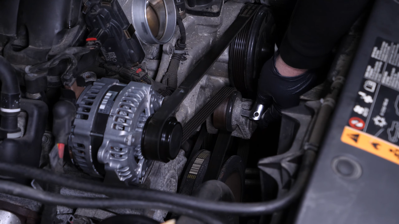 Remove the serpentine belt