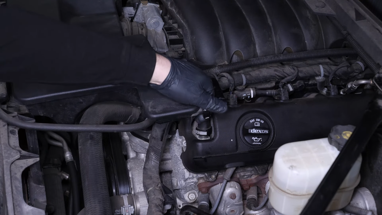 Access the ignition coil