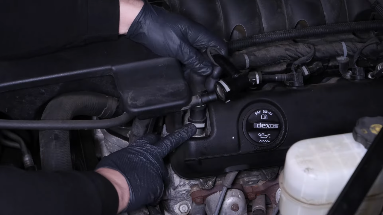 Access the ignition coil