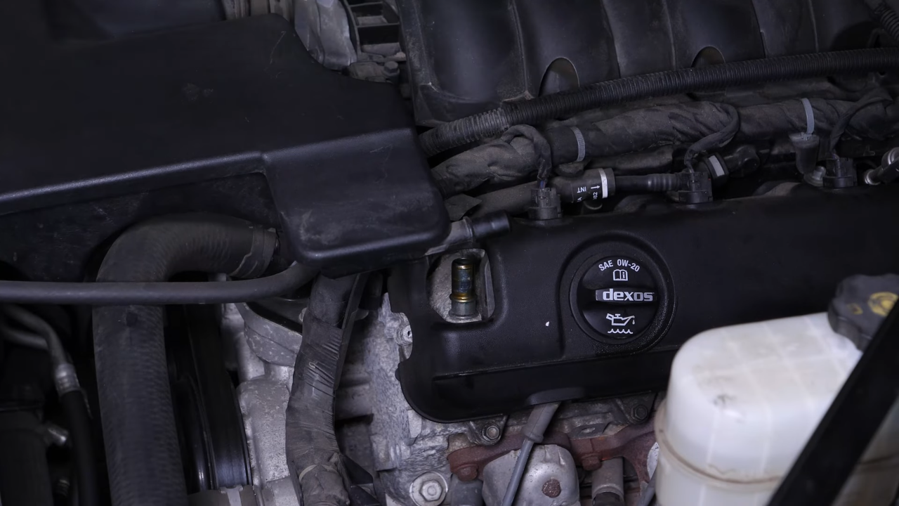 Access the ignition coil