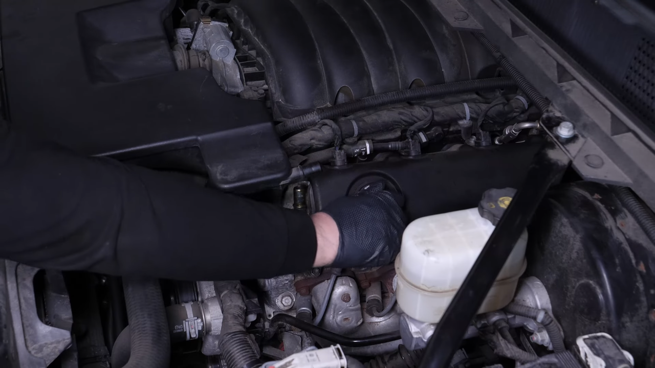 Access the ignition coil