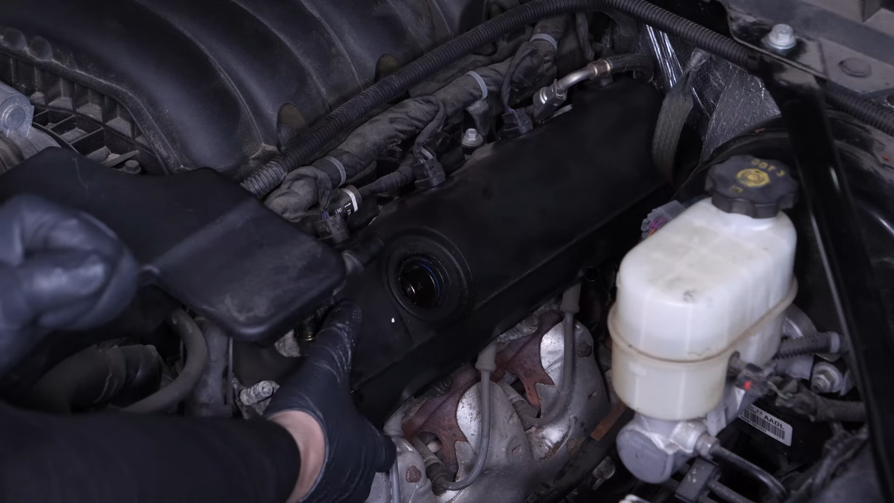 Access the ignition coil