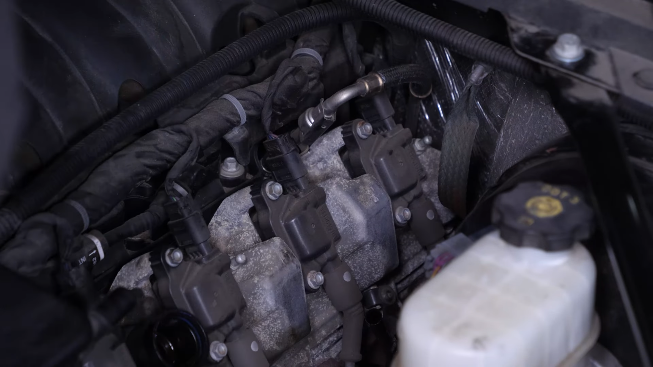 Access the ignition coil