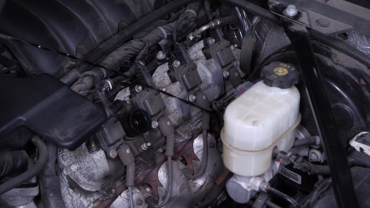 Access the ignition coil