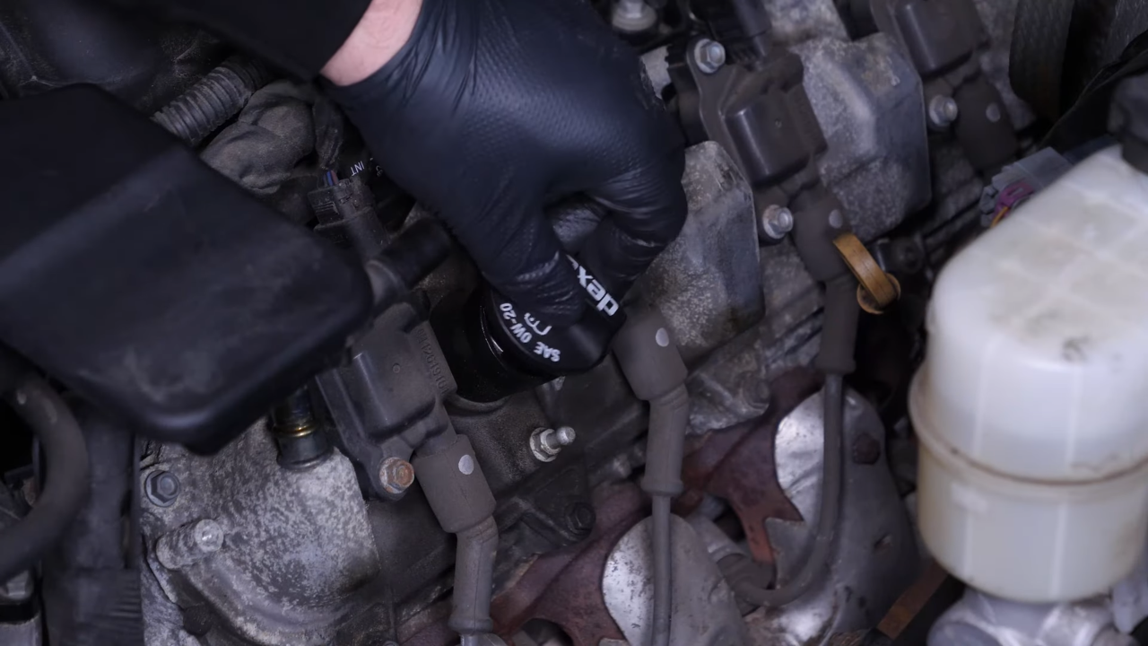 Access the ignition coil