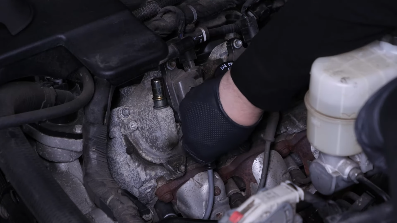 Disconnect the ignition coil