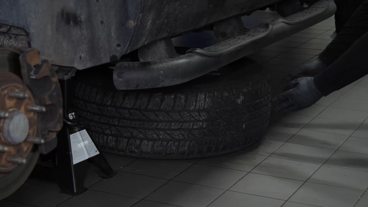 Lift the vehicle