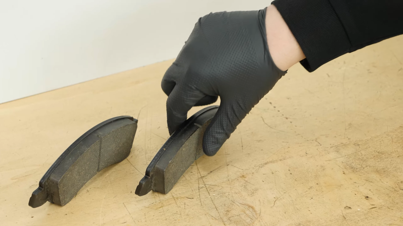 Place the new brake pads