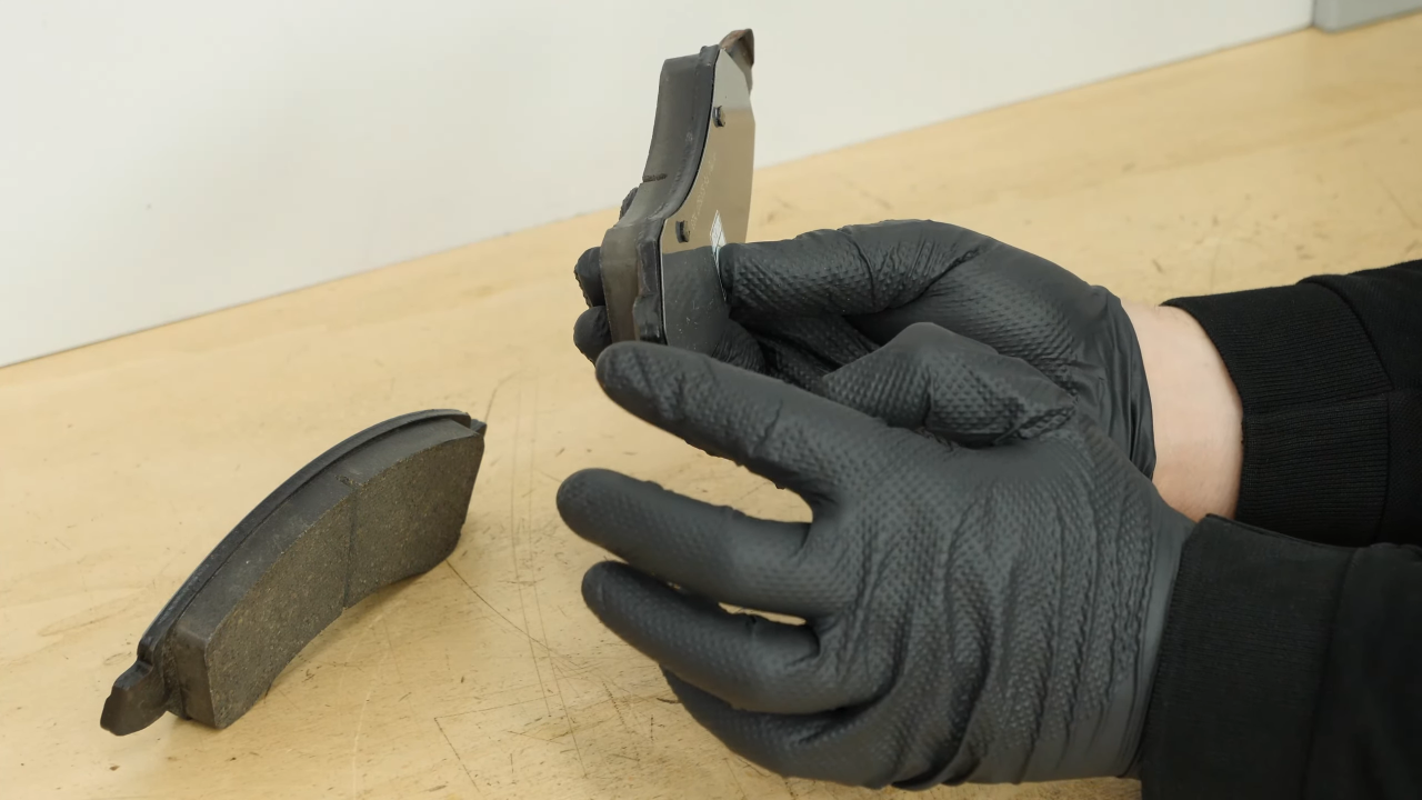 Place the new brake pads