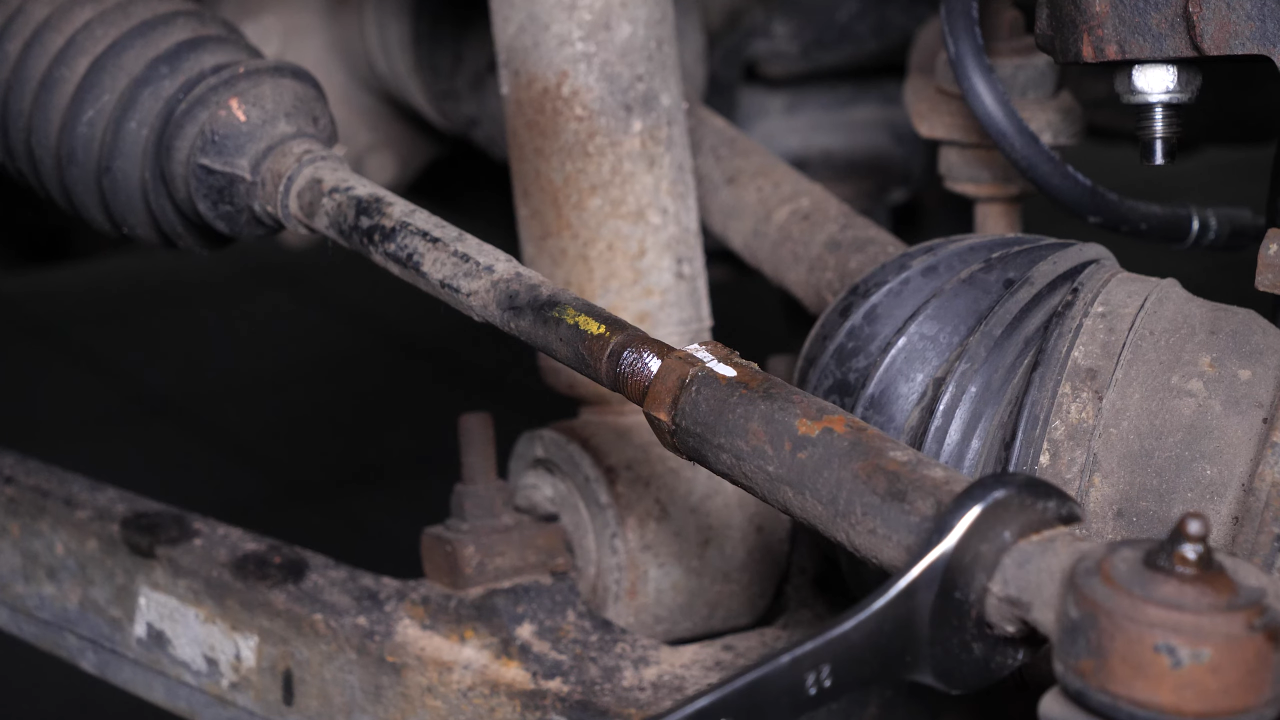 Remove the outer tie rod