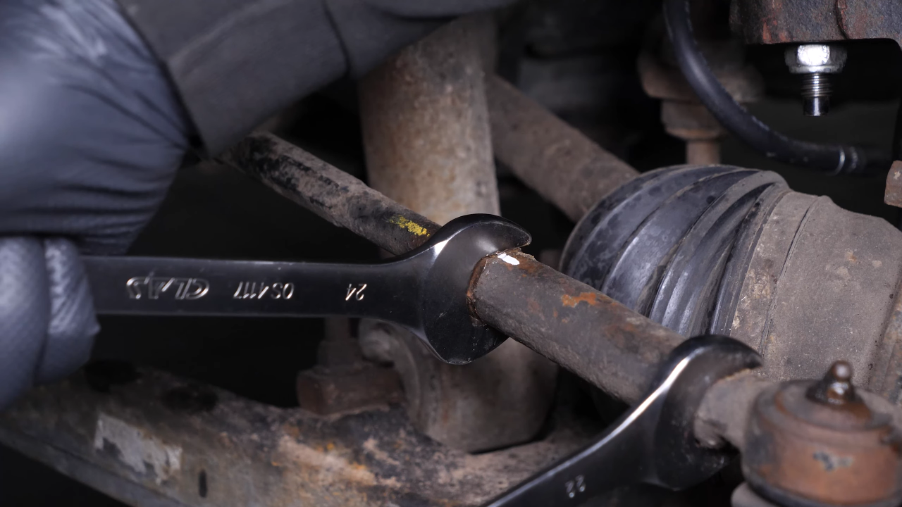 Remove the outer tie rod