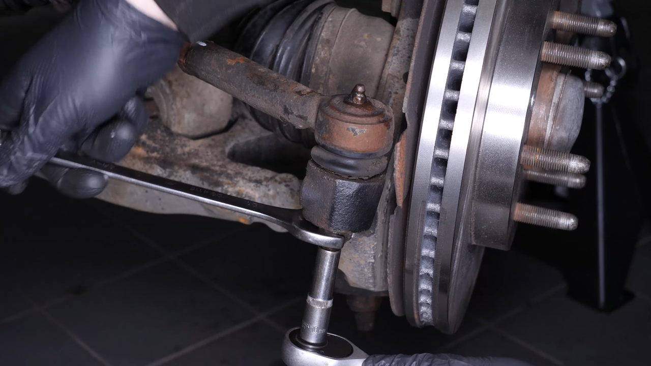 Remove the outer tie rod