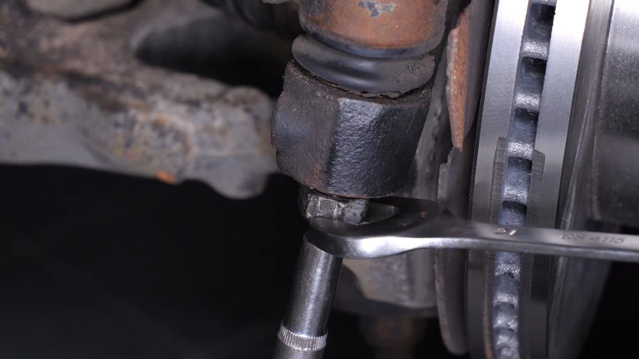 Remove the outer tie rod