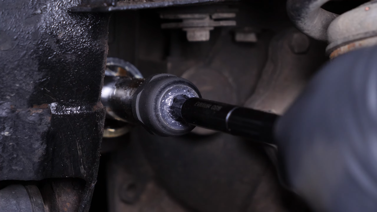 Install the new inner tie rod