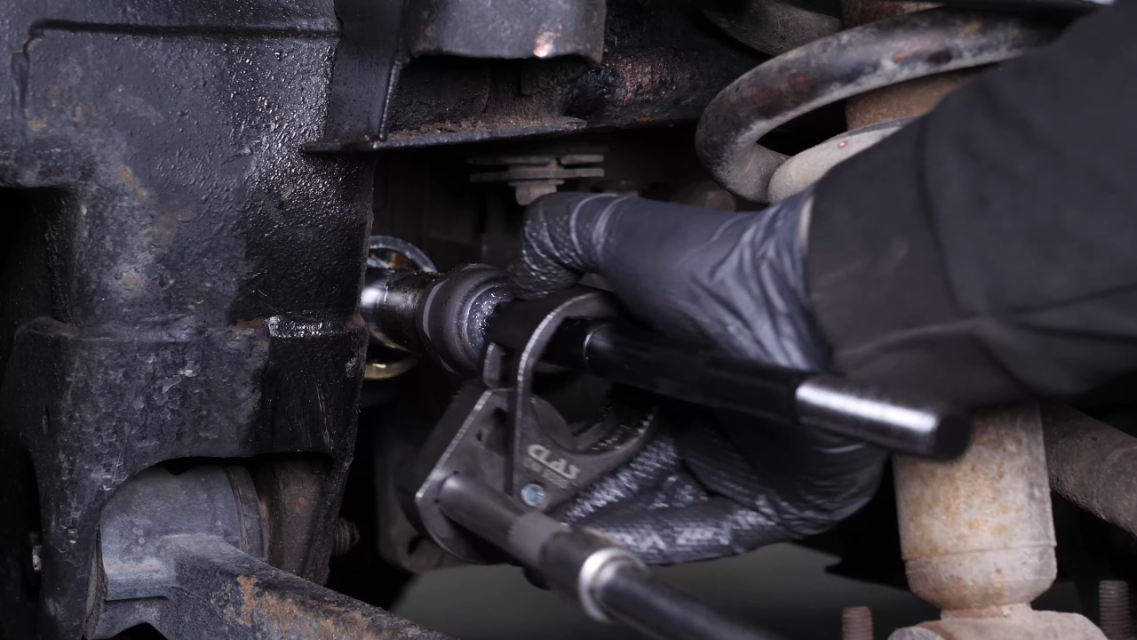 Install the new inner tie rod