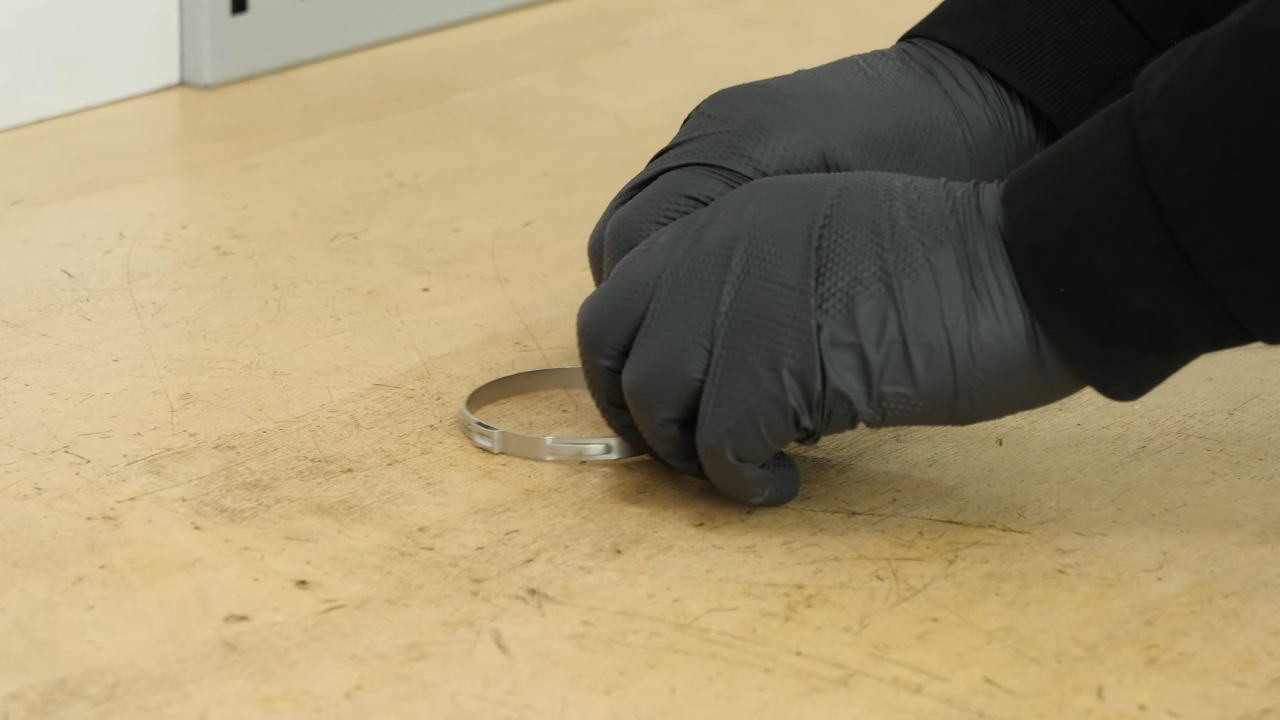 Install the protective sleeve