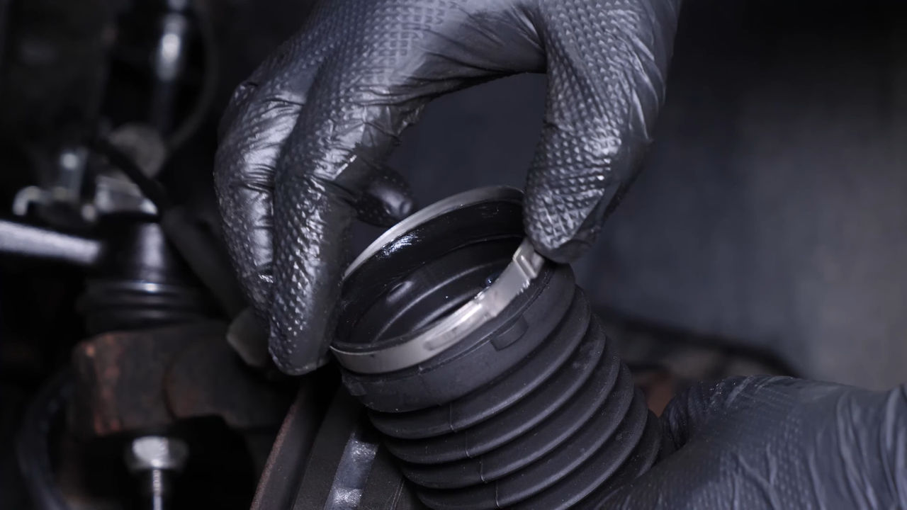 Install the protective sleeve