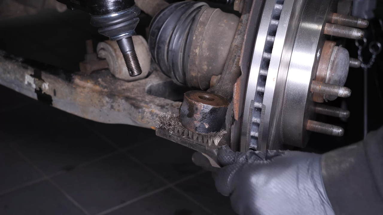 Install the new outer tie rod