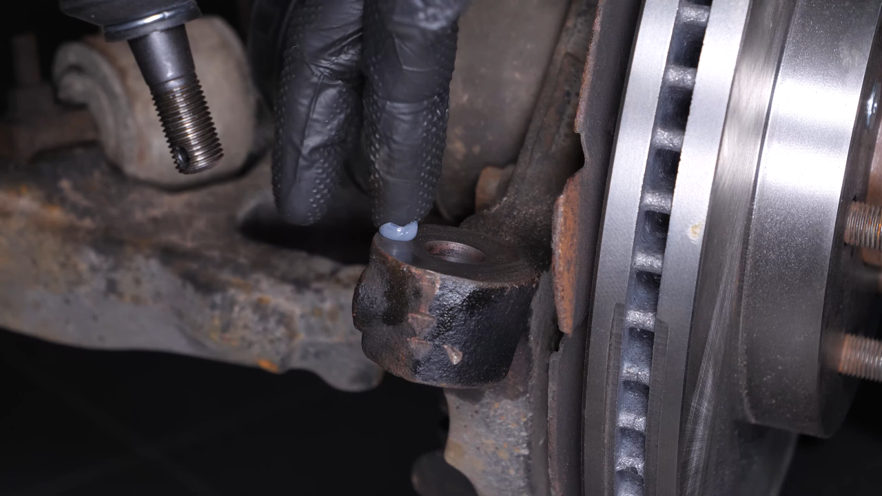 Install the new outer tie rod