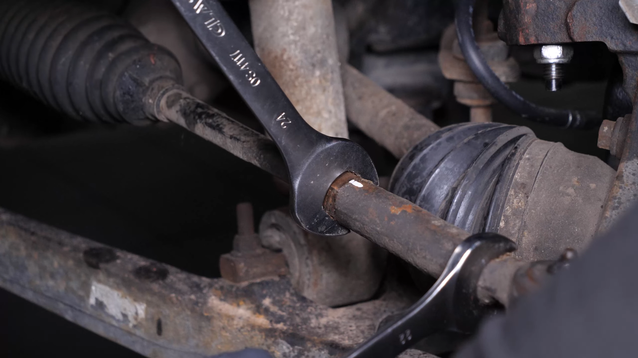 Remove the outer tie rod