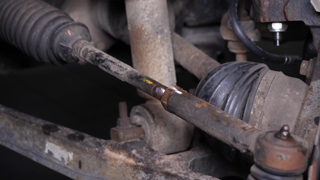Remove the outer tie rod