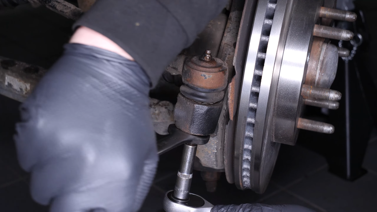 Remove the outer tie rod
